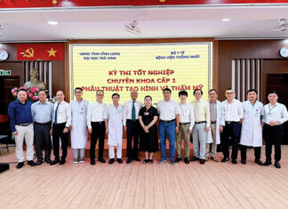 Thật vinh dự khi được tham gia Hội đồng chấm thi tốt nghiệp Chuyên khoa Cấp I chuyên ngành Phẫu thuật Tạo hình Thẩm mỹ của Trường Y Dược – Đại học Trà Vinh.