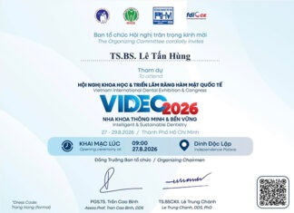 TS BS Lê Tấn Hùng vinh dự đồng hành cùng VIDEC 2026